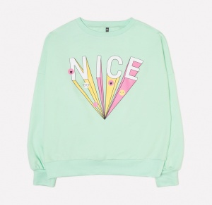 Джемпер для девочки КБ 301016 нео-минт к27