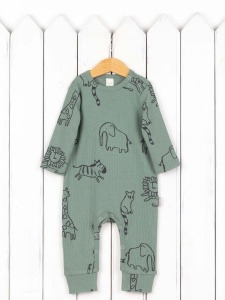 Комбинезон для мальчика Baby Boom BB К383/3-К Сафари на шалфее я736