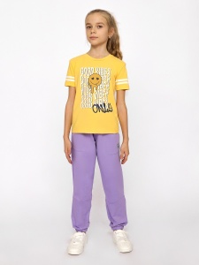Футболка для девочки CWJG 63351-30-342 Желтый