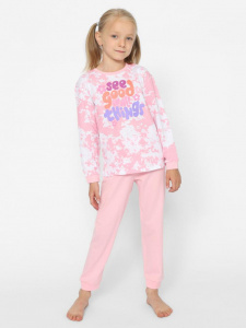 Пижама для девочки Cherubino CWKG 50147-27 Розовый