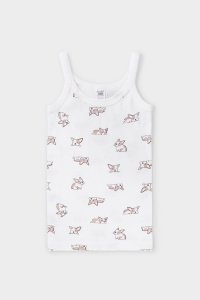 Майка для девочки Crockid К 1082 маленькие бульдоги на сахаре