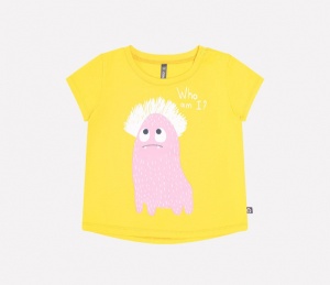 Футболка для девочки Crockid КР 300801 желтый к225