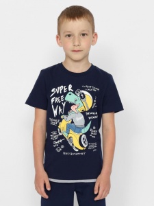 Футболка для мальчика CWKB 63389-41 Темно-синий