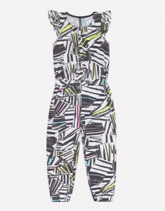 Комбинезон для девочки Crockid КР 6182 цветная графика на сахаре к207 Комбинезон для девочки Crockid КР 6182 цветная графика на сахаре к207