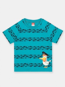 Футболка для мальчика CSBB 63590-40-380 Бирюзовый