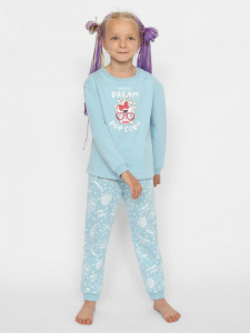 Пижама для девочки Cherubino CWKG 50151-43 Голубой