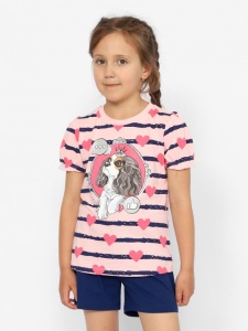 Комплект для девочки CWKG 90153-27 Розовый